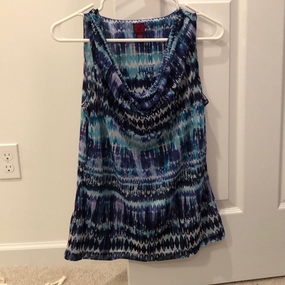 Tie dye print tank top